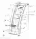 Fig. 01 - Recycling and accessory storage apparatus