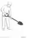 Fig. 07 - Short-handled, ergonomic garden tools