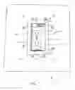 Fig. 02 - Electrical outlet covering accessory movable between positions concealing and allowing access to the outlet