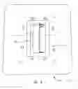 Fig. 03 - Electrical outlet covering accessory movable between positions concealing and allowing access to the outlet