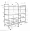 Fig. 01 - Collapsible cadaver rack