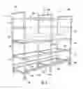 Fig. 02 - Collapsible cadaver rack