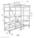 Fig. 07 - Collapsible cadaver rack