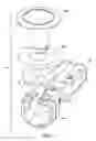 Fig. 02 - Horizontal pit mount interface device