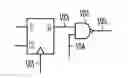 Fig. 01 - Asynchronous circuit representation of synchronous circuit with asynchronous inputs