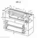 Fig. 03 - Image forming apparatus with offset upper and lower sheet roll supporters