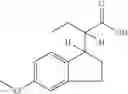 Fig. 161 - INDANE ACETIC ACID DERIVATIVES AND THEIR USE AS PHARMACEUTICAL AGENTS, INTERMEDIATES, AND METHOD OF PREPARATION