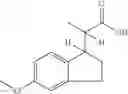 Fig. 162 - INDANE ACETIC ACID DERIVATIVES AND THEIR USE AS PHARMACEUTICAL AGENTS, INTERMEDIATES, AND METHOD OF PREPARATION