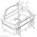 Fig. 01 - Baby cot with life raft function