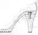Fig. 01 - Transitional shoe with screw-on heel