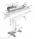 Fig. 01 - BANNER HEM SEALING APPARATUS FOR USE WITH IMPULSE SEALER AND METHOD OF USING THE SAME