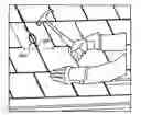 Fig. 01 - SLATE RETAINER AND METHOD OF REPLACING BROKEN SLATES