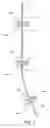 Fig. 02 - Storm panel secured to a building opening via strap attached to mounting tracks