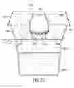 Fig. 22 - Method of custom fitting an article of footwear and apparatus including a container