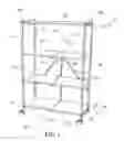 Fig. 02 - Foldable and portable storage shelf