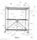Fig. 10 - Foldable and portable storage shelf