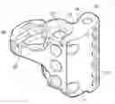 Fig. 01 - Knuckle for a railway car coupler