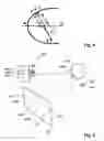 Fig. 08 - Visual display with illuminators for gaze tracking