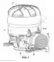 Fig. 02 - Constructive arrangement for a hermetic refrigeration compressor
