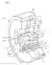 Fig. 01 - Rotary electric motor and blower that uses the same