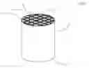 Fig. 01 - Honeycomb structure and method for manufacturing the same