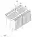 Fig. 02 - Battery with a plurality of flat cells forming a cell assembly
