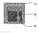 Fig. 01 - Semiconductor package with adhesive material pre-printed on the lead frame and chip, and its manufacturing method