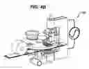 Fig. 08 - Manufacture of tablet in a die utilizing powder blend containing water-containing material