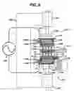 Fig. 13 - Manufacture of tablet in a die utilizing powder blend containing water-containing material