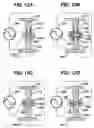 Fig. 17 - Manufacture of tablet in a die utilizing powder blend containing water-containing material