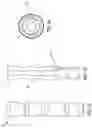 Fig. 37 - Method and apparatus for re-attaching the labrum to the acetabulum, including the provision and use of a novel suture anchor system