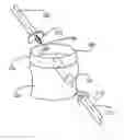 Fig. 01 - System and method for installing an annular repair rivet through a vertebral body port
