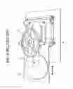 Fig. 29 - Disk clamping mechanism and disk drive system, with movably supported clamper