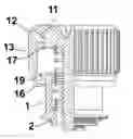 Fig. 01 - Method of manufacture for a plastic-capped panel fastener