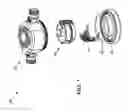 Fig. 02 - Plastic water meter with metal threads