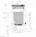 Fig. 01 - Portable automatic beverage brewing drinking vessel