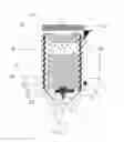 Fig. 10 - Portable automatic beverage brewing drinking vessel