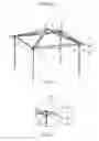 Fig. 03 - Collapsible tent frame with retractable eaves