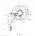 Fig. 02 - System for stabilizing the top lamella against wind load by using a linear chain