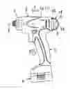 Fig. 01 - Electric power tool with a holding device