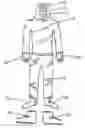 Fig. 01 - Methods and apparel for attenuating electromagnetic fields emanating from a person in or on a body of water