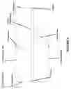 Fig. 05 - Flipable / compartmentalized middle insert for fashion bag