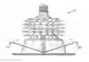 Fig. 01 - Lighting device with one or more removable heat sink elements