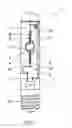 Fig. 02 - High-pressure discharge lamp for operation with longitudinal acoustic modulation
