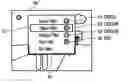 Fig. 01 - Digital camera having a display menu used to select either color photographing operation or a black/white photographing operation