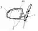 Fig. 01 - HOUSING ELEMENT FOR A REAR VIEW MIRROR