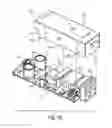 Fig. 07 - Audio amplifier in compact case with peak voltage and current limiting circuit and thermal cooling tunnel