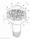 Fig. 01 - LED lamp with 360-degree illumination