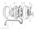 Fig. 06 - Electrical power supplying device having a ring-like subassembly for receiving the power plugs and/or power adapters associated with a plurality of electrical appliances, and managing excess power cord length therewithin in a concealed manner