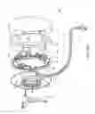 Fig. 23 - Electrical power supplying device having a ring-like power assembly for receiving electrical power plugs and/or power adapters associated with a plurality of electrical appliances, and an un-interrupted power supply (UPS) unit having a battery componenent mounted within a centrally-disposed structure passing through a central aperture in said ring-like power assembly